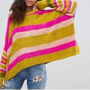 Free People all about you oversized chenille sweater xs